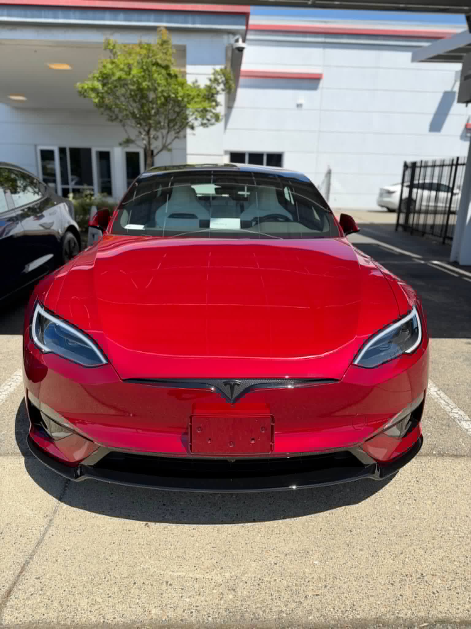 2026 Tesla Model S Plaid front angle